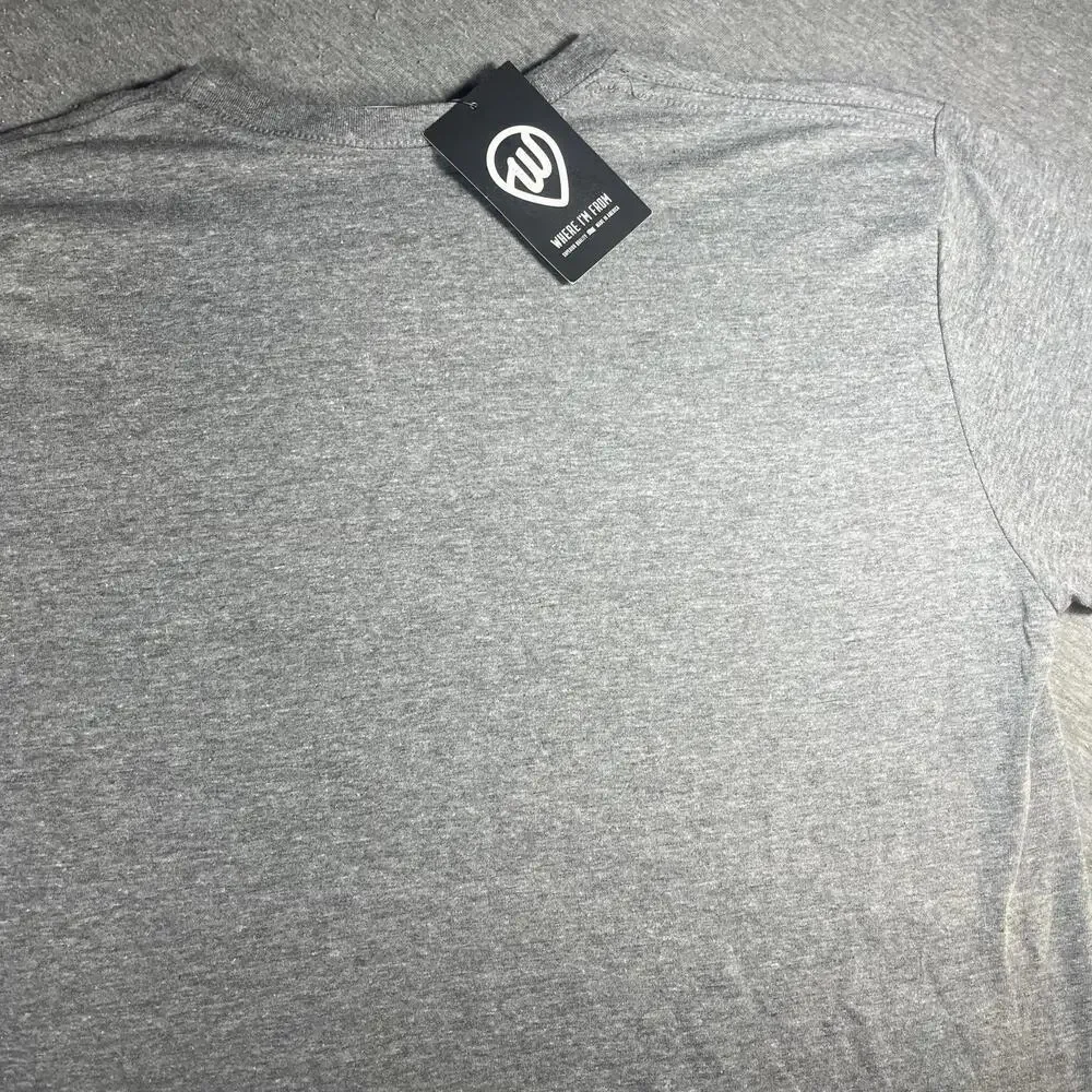 New With Tags Where I'm From Golf Apparel Golf Mix Men’s Small Gray Golf T-Shirt - Picture 5 of 5